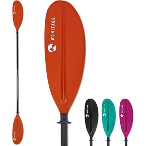 مجداف كاياك بعمود من الألياف الزجاجية الممتازة وشفرة PP محسنة، مجذاف كاياك قابل للتعديل، 86-94 بوصة (220-240 سم)، 94-102 بوصة (240-260 سم) in Kuwait