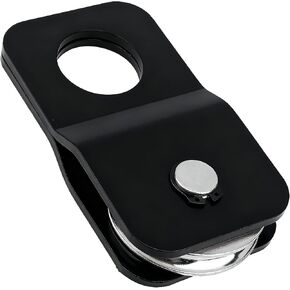 Winch Snatch Block 8000 lbs, Heavy Duty Recovery Pulley for ATV UTV Off-Road, Fits 1/4"–5/16" Winch Cable, Load-Doubling & Direction Change (Black) in Kuwait