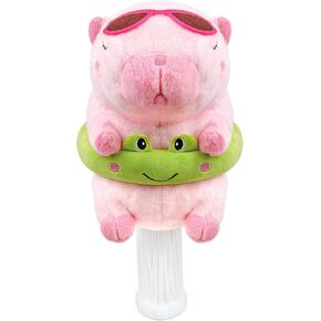 Swimming Ring Capybara Golf Club Head Cover, Small Size Fits Hybird and Irons, Large Size Fits Standard 460cc Driver Head，Golf Driver Headcover Funny Plush Animals, in Kuwait