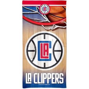 Wincraft Spectra Beach Towel - 30 x 60 inch, Cotton/Polyester, Red, White, or Blue, Los Angeles Clippers Themed in Kuwait