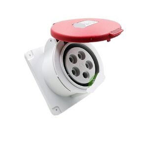 مقبس صناعي مستقيم مخفي PKF32G435 415 فولت (32A 6h IP44 5P أحمر) in Kuwait