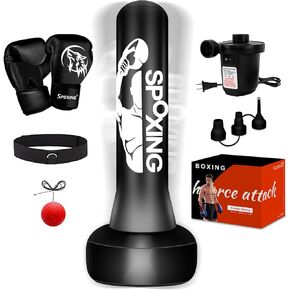 Freestanding Punching Bag for Adults,70" Heavy Duty Boxing Bag with Stand, Kickboxing and MMA Muay Thai Training Equipment for Men and Women Beginners in Saudi Arabia