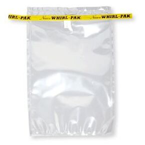 Nasco Whirl-Pak B01020WA Sample Bag, 230mm L x 150mm W, 0.076mm Thickness, 710ml Capacity (Box of 500) in Kuwait
