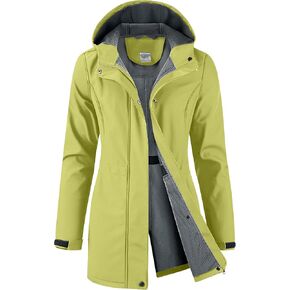 iCreek Women's Waterproof Windproof Insulated Softshell Jacket Thick Fleece Lining Ideal for Fall Winter in Kuwait