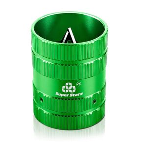 أداة ثقب الأنابيب من سوبر ستارز مع 4 شفرات - أداة إزالة الأزيز الداخلية والخارجية مقاس 1/4–1-5/8 بوصة للأنابيب النحاسية والكلوريد متعدد الفينيل وPPR والنحاس والألومنيوم والفولاذ المقاوم للصدأ in Kuwait