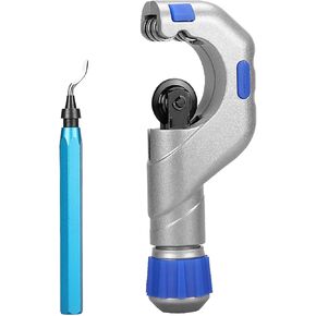 DOMINOX Pipe Cutter Tool Kit 3/16-2 Inch (5-50mm) Outer Diameter, Tubing Cutter with Deburring Tool for for Copper, Brass, Aluminum and Stainless Steel, Tube Cutter Set in Kuwait