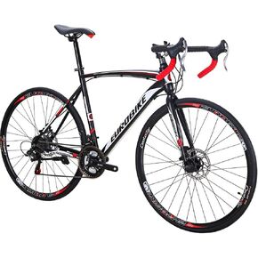 Eurobike HY XC550 Road Bike,21 Speed Road Bicycle for Adults Men and Women,Disc Brake 700C Race Bike for Beginner to Intermediate Bicycle Riders(54cm-32 Spoke) in Kuwait