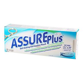 Sultan 83003 ASSUREPlus Self Seal Sterilization Pouch, 2-3/4" Width, 10" Length (Pack of 200) in Kuwait
