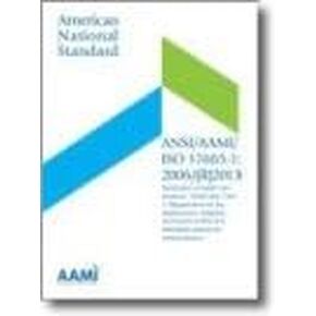 ANSI/AAMI/ISO 17665-1:2006/(R) 2013 Sterilization of health care products - Moist heat - Part 1 Requirements for the development, validation and routine control of a sterilization process for medical devices in Saudi Arabia