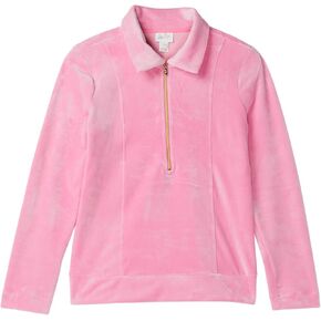 بلوفر إيليني القطيفة الصغير للفتيات من ليلي بوليتزر (طفل صغير/طفل صغير/طفل كبير) in Kuwait