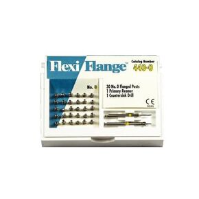 440-0 Flexi-Flange Stainless Steel Posts #0 Yellow 30/Pk in Kuwait