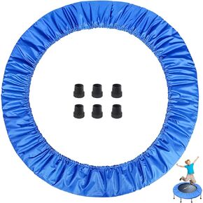 Mini Trampoline Spring Cover 36 Inch, Replacement Safety Pad with 6 Trampoline Leg Caps, 600D Thickened Oxford Cloth + Sponge + PE, Tear-Resistant Round Trampoline Cover (Cover Only) in Kuwait