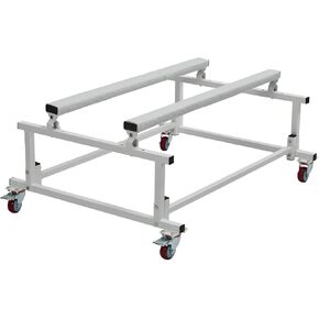 Heavy Duty Jet Ski Stand Dolly Cart - 1000LB Capacity Adjustable Boat Trailer with 4 Swivel Casters (2 Locking), Thick Padded Fabric, Galvanized Steel for PWC, Inflatable Boats, Storage & Transport in Kuwait