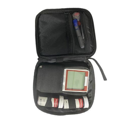 مجموعة أدوات قياس الهيموجلوبين من هيموجارد مع 50 قطعة شريط و50 مشرط و50 أنبوب شعري in Kuwait