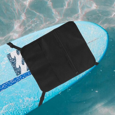 OUNONA Paddleboard Deck Bag Mesh Storage Bag with Buckle Kayak Deck Organizer Pouch for Water Sports for Sup and Surfboard Accessories in Kuwait