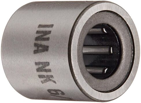 INA - NK6/12-TV NK6/12TN Needle Roller Bearing, Outer Ring and Roller, Polyamide Nylon Cage, Open End, Oil Hole, Metric, 6mm ID, 12mm OD, 12mm Width, 33000rpm Maximum Rotational Speed in Saudi Arabia