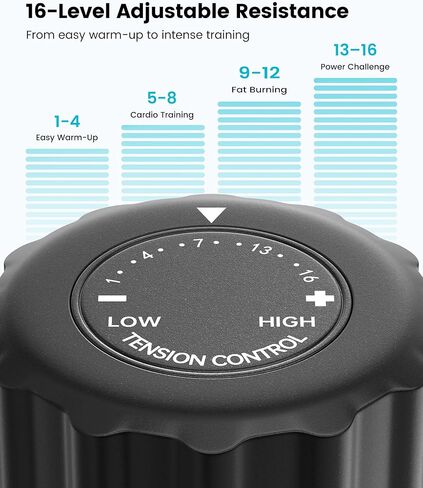 Dripex Elliptical Exercise Machine, Hyper-Quiet Magnetic Elliptical Machine for Home, Elliptical Training Machines with 16 Levels Resistance, 17.64LBS Flywheel, Pulse Sensor, 15.3" Stride in Kuwait