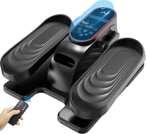 جهاز تمرين بيضاوي الشكل تحت المكتب من AXV، جهاز تمرين الساق البيضاوي الكهربائي كما يظهر على التلفاز، آلات تدريب أثناء الجلوس لكبار السن في المنزل، محمول، هادئ، مع جهاز تحكم عن بعد in Kuwait