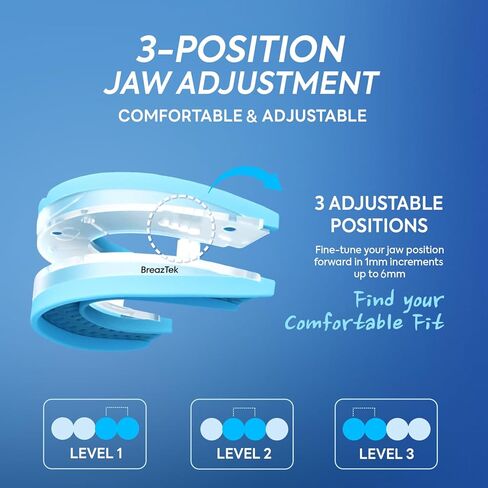 Anti Snore Mouthpiece: FDA Cleared Snoring Mourth Guard for Adults – Helps Reduce Snoring During Sleep for Men and Women – Easy to Use & Reusable (Lightblue) in Saudi Arabia