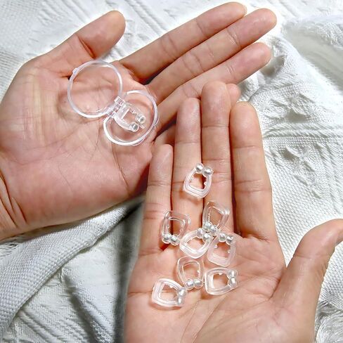 موسعات الأنف للنوم، مشبك مضاد للأنف لضمان النوم العميق، مشبك الأنف للشخير، مغناطيس الأنف لشريط التنفس، أجهزة فعالة لمكافحة الشخير (أبيض و8 قطع) in Kuwait