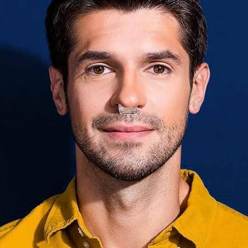 موسعات الأنف للنوم، مشبك مضاد للأنف لضمان النوم العميق، مشبك الأنف للشخير، مغناطيس الأنف لشريط التنفس، أجهزة فعالة لمكافحة الشخير (أبيض و8 قطع) in Kuwait