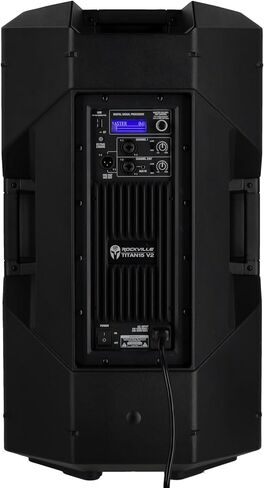 مكبر صوت Rockville TITAN15 V2 مقاس 15 بوصة بقدرة 2000 وات يعمل بتقنية PA DJ، DSP، بلوتوث TWS، 37 هرتز - 20 كيلو هرتز in Saudi Arabia