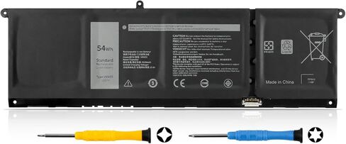 MULS G91J0 41Wh Laptop Battery for Dell Inspiron 13 5310 14 5410 14 Plus 7420 15 3510 3511 5510 16 5625 14 5410 2-in-1 Latitude 3320 3330 Vostro 5620 13 5310 14 3420 15 3510 V6W33 Laptop ​3467mAh in Kuwait