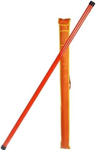 Adjustable Height Measuring Pole, Lightweight Survey Stick for Construction, 6-18m Length (26.2ft, 6 Sections), Perfect for Surveying, Engineering, and Outdoor Use,Orange,26.2ft(8m) 6 Sections in Saudi Arabia