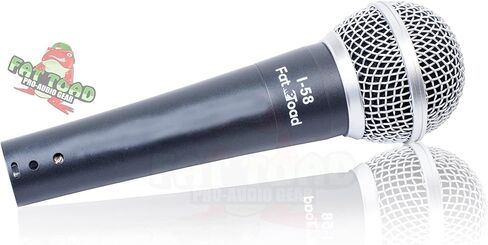 Fat Toad Vocal Microphones (Live ResponsePRO Edition) 4-Pack – Unidirectional Cardioid Mics with Clips for Studio Stage Recording, DJ Karaoke Setup in Kuwait