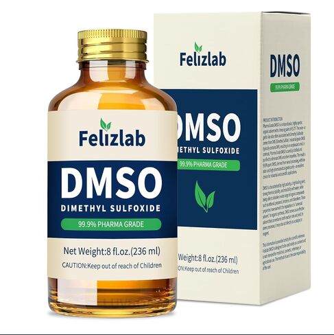 سائل DMSO نقي بنسبة 99.9% (ثنائي ميثيل سلفوكسيد)، 8 أونصة سائلة، غير مخفف، رائحة منخفضة، عالية النقاء، زجاجة من زجاج الكهرمان in Kuwait