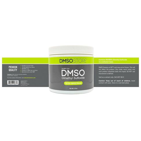 DMSO 70/30 16 أونصة. جل مع الماء المقطر، قليل الرائحة، نقي 99.995% ثنائي ميثيل سلفوكسيد in Kuwait
