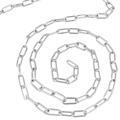 KINJOEK Stainless Steel Chain, 2mm x 98.4 Feet Heavy Duty Metal Proof Coil Chain, Hanging Loop Chains for Guardrail, Lifting Chain in Kuwait