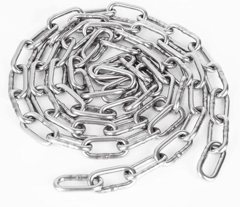 SUS304 سلسلة الفولاذ المقاوم للصدأ 5 متر سمك 1.5 مللي متر 5 متر فائدة سلسلة للمنزل التخييم في الهواء الطلق معلقة سلسلة الحيوانات الأليفة in Kuwait