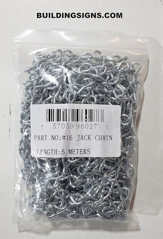 #16 سلسلة جاك فردية، مجلفنة لامعة (15 قدمًا) in Kuwait