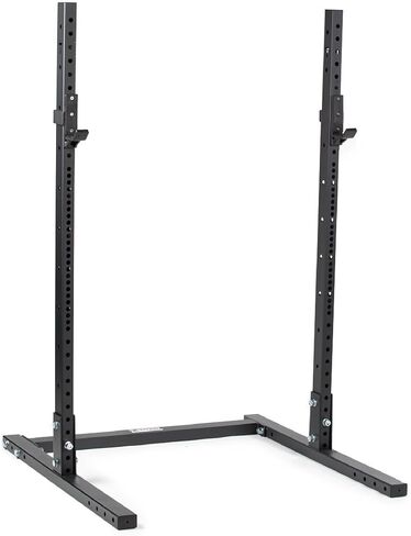 Titan Fitness T-3 Series 73.5" Squat Stand, 1,000 LB Capacity, Short Squat Rack for Home Gym, Space Saving Power Rack with Westside Hole Spacing, J-Hooks in Saudi Arabia