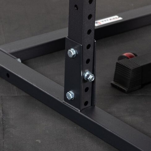 Titan Fitness T-3 Series 73.5" Squat Stand, 1,000 LB Capacity, Short Squat Rack for Home Gym, Space Saving Power Rack with Westside Hole Spacing, J-Hooks in Saudi Arabia