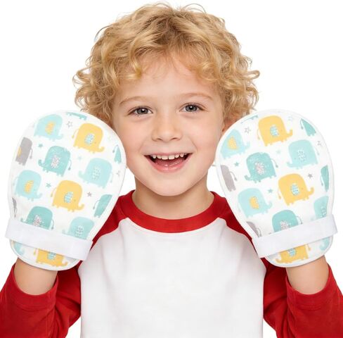 قفازات أمان للشباب خفيفة الوزن، حزام قابل للتعديل، آمنة وناعمة، قطعتان in Kuwait