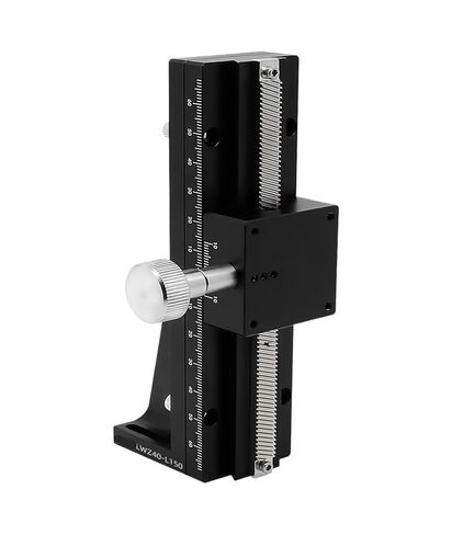 Dovetail Slot Platform Vertical Manual Displacement Fine-Adjustment Slide LWZ25-L50 L70 L100 L150(LWZ60-L150-2) in Saudi Arabia