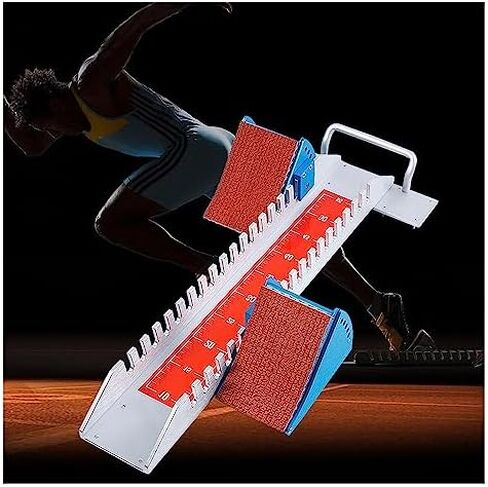 Track Starting Blocks - Adjustable Sprinting Aid for Competition, Indoor/Outdoor Use, Perfect for School, Gymnasium, and Clubs in Saudi Arabia