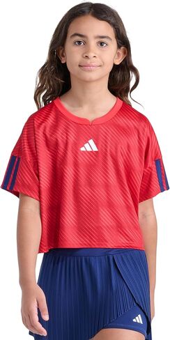 adidas Girls' Short Sleeve Printed World Cup Soccer Top in Saudi Arabia