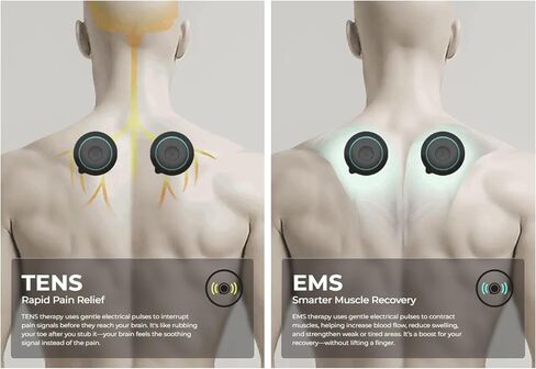 محفز العضلات اللاسلكي من تشيرب هالو - جهاز EMS محمول لاستعادة العضلات وتخفيف الألم وتدريب القوة، وتحفيز العضلات من أجل تعافي ونمو أسرع (مزدوج) in Kuwait