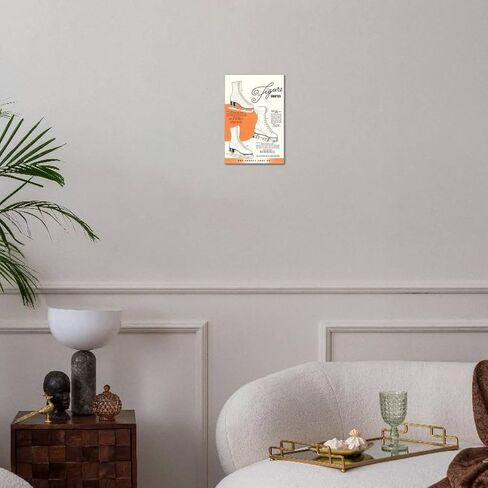 ART.COM Stretched Canvas Print Figure Skates, 12" x 18" in Kuwait