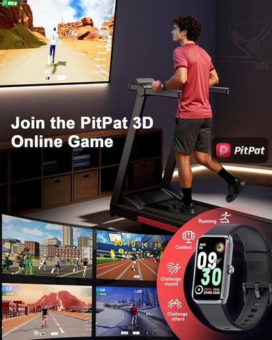 DeerRun Fitness Tracker for Men and Women, 24/7 Health Monitor with Heart Rate and Sleep Tracking, IP67 Waterproof, Step and Activity Tracker for Sports and Daily Use in Kuwait