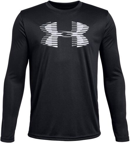 Under Armour Boys' Tech Big Logo Long Sleeve T-Shirt in Saudi Arabia