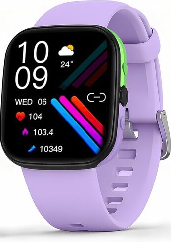 ساعة موربرو الذكية (الرد/إجراء مكالمة)، ساعة لياقة صحية مقاس 1.83 بوصة مع معدل ضربات القلب وضغط الدم وSpO2 ومراقبة النوم، وأكثر من 100 وضع رياضي، ومتتبع اللياقة البدنية المقاوم للماء IP68 للرجال والنساء in Kuwait