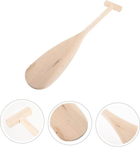 Kids Wooden Canoe Paddle 19.7 Inch Lightweight Oar for Kayak Water Sports and DIY Home Decoration Craft Projects in Saudi Arabia