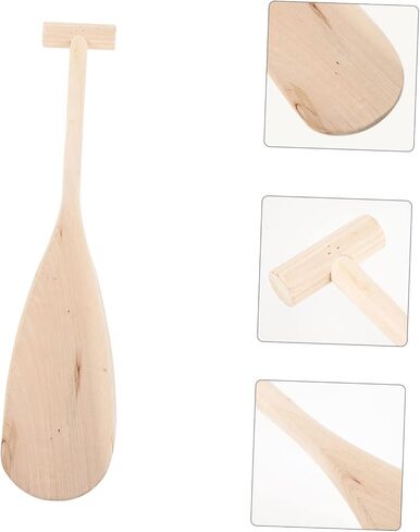 Kids Wooden Canoe Paddle 19.7 Inch Lightweight Oar for Kayak Water Sports and DIY Home Decoration Craft Projects in Saudi Arabia