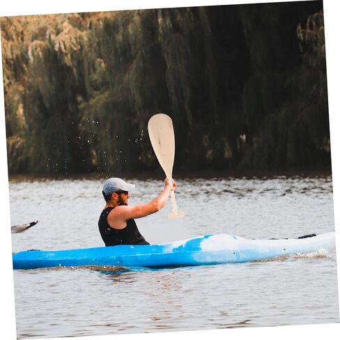 Kids Wooden Canoe Paddle 19.7 Inch Lightweight Oar for Kayak Water Sports and DIY Home Decoration Craft Projects in Saudi Arabia