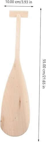 Kids Wooden Canoe Paddle 19.7 Inch Lightweight Oar for Kayak Water Sports and DIY Home Decoration Craft Projects in Saudi Arabia