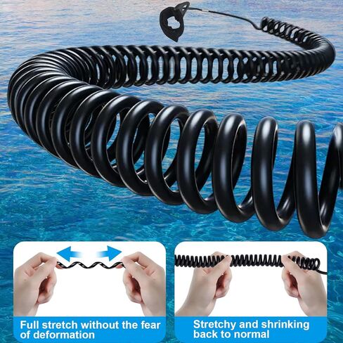 Kayak Paddles with Paddle Leash, Kayaking Oars 70in/178cm-97in/246cm Kayaking Canoeing Boating for Surfing Oar Fishing Lightweight Paddling Blades Kayak Paddles for Adults Heavy-Duty and Durable in Kuwait